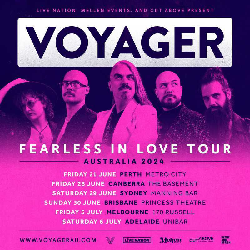 Voyager reprograma las fechas de su gira por Australia para junio 2 Viajero