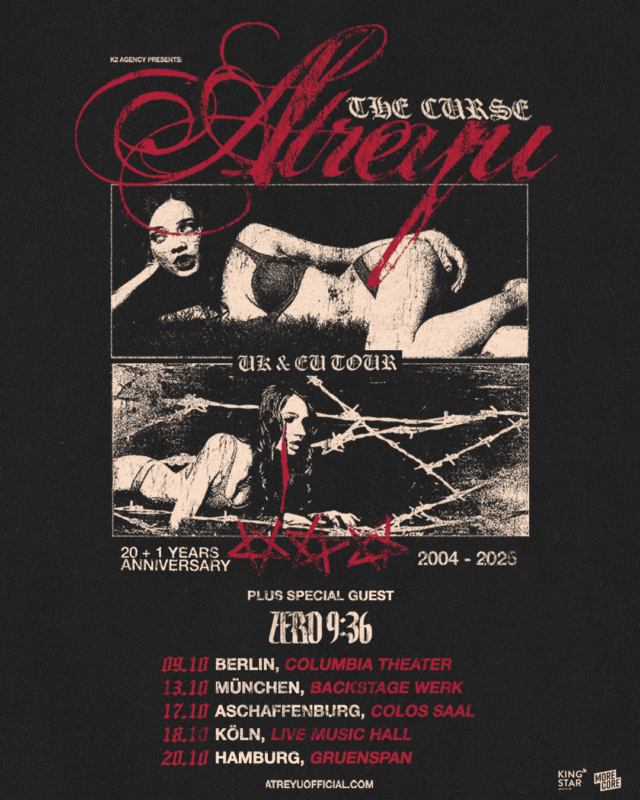 Atreyu sorprende con una versión renovada de su icónico tema Bleeding Mascara 2 Atreyu sorprende con una versión renovada de su icónico tema Bleeding Mascara
