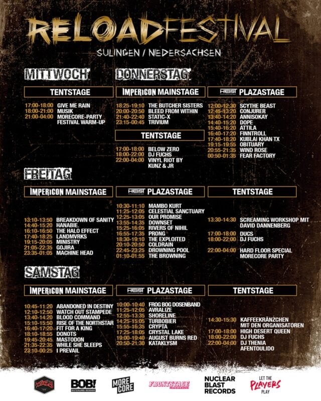 Todo sobre los tickets limitados y la programación del Reload Festival 2 Todo sobre los tickets limitados y la programación del Reload Festival