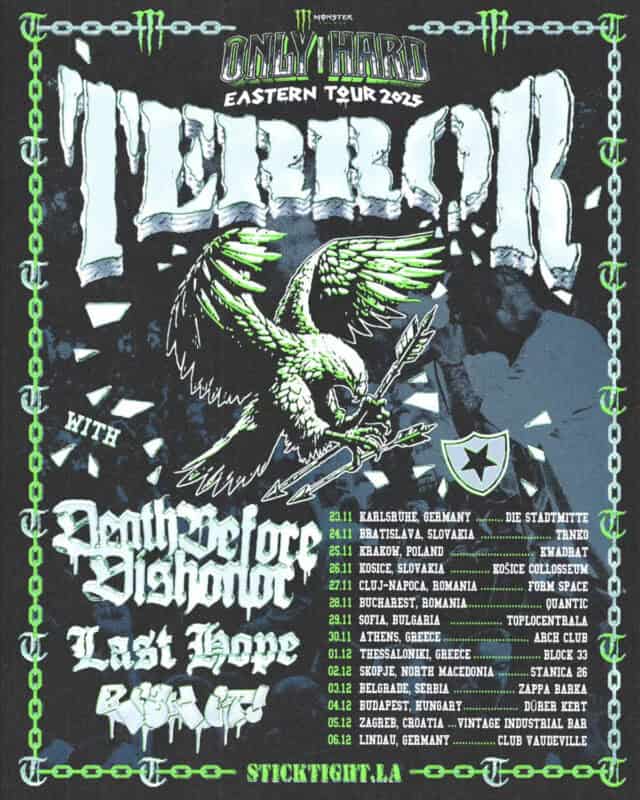 Terror desvela su nuevo álbum "Still Suffer" y anuncia emocionantes conciertos como cabeza de cartel 3 Terror desvela su nuevo álbum "Still Suffer" y anuncia emocionantes conciertos como cabeza de cartel