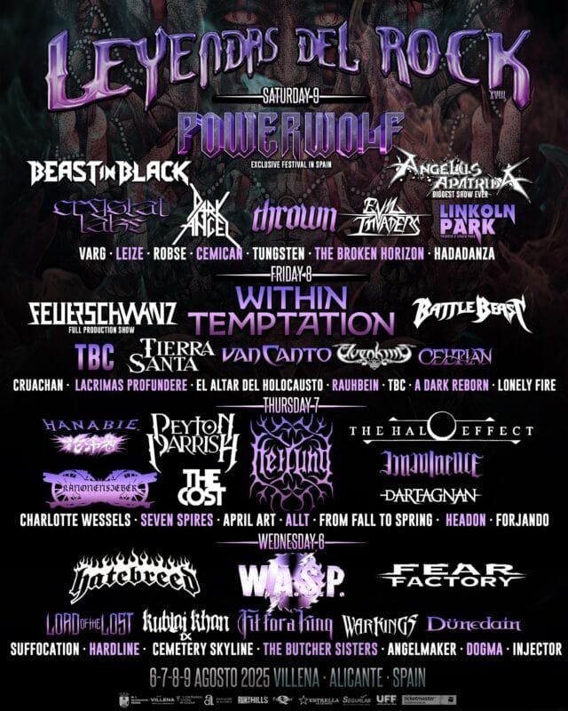 Hoy comienza LEYENDAS DEL ROCK: ¡No te pierdas la última hora de este gran evento! 3 Hoy comienza LEYENDAS DEL ROCK: ¡No te pierdas la última hora de este gran evento!