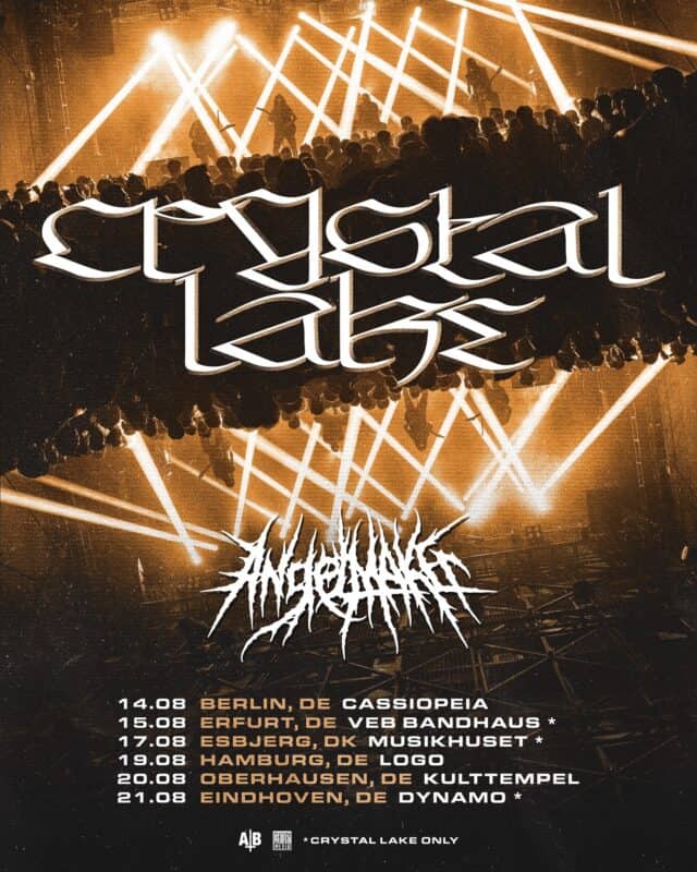 Crystal Lake desata su nueva canción "Crossing Nails" 2 Crystal Lake Headliner-Konzerte 2025 Poster