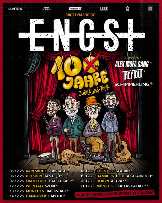 ENGST versiona el éxito provocador Wenn du dumm bist de FiNCH con un toque único 2 ENGST 10 años gira aniversario 2025