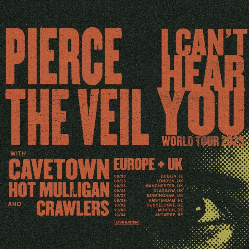 Hot Mulligan y Cory Castro (de Free Throw) se unen en una versión de "Island in the Sun" 2 Pierce the Veil I Can’t Hear You Tour 2025