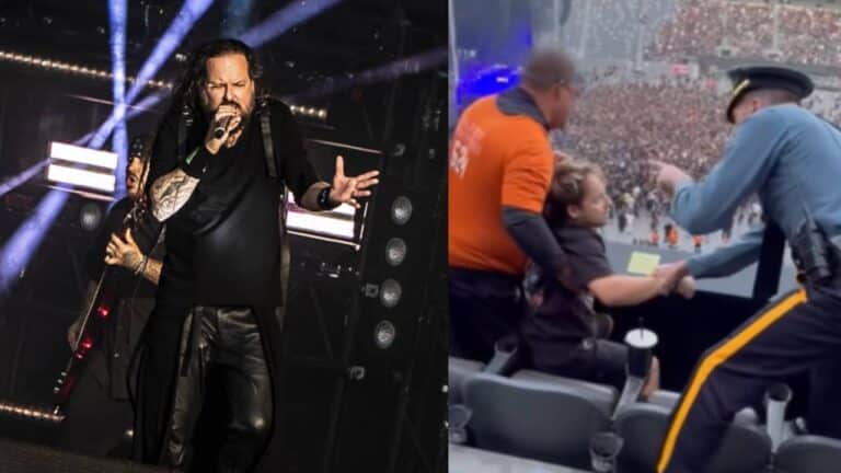 Incidente polémico en concierto de Korn: un fan provoca una pelea y termina expulsado por seguridad 6 Incidente polémico en concierto de Korn: un fan provoca una pelea y termina expulsado por seguridad